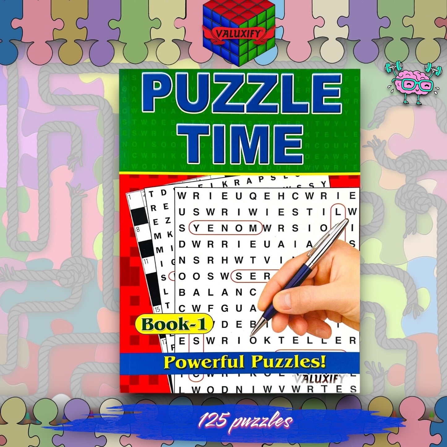 2 | Puzzle Word Search Book - Word search Puzzle Time 225 Powerful Puzzles Adult