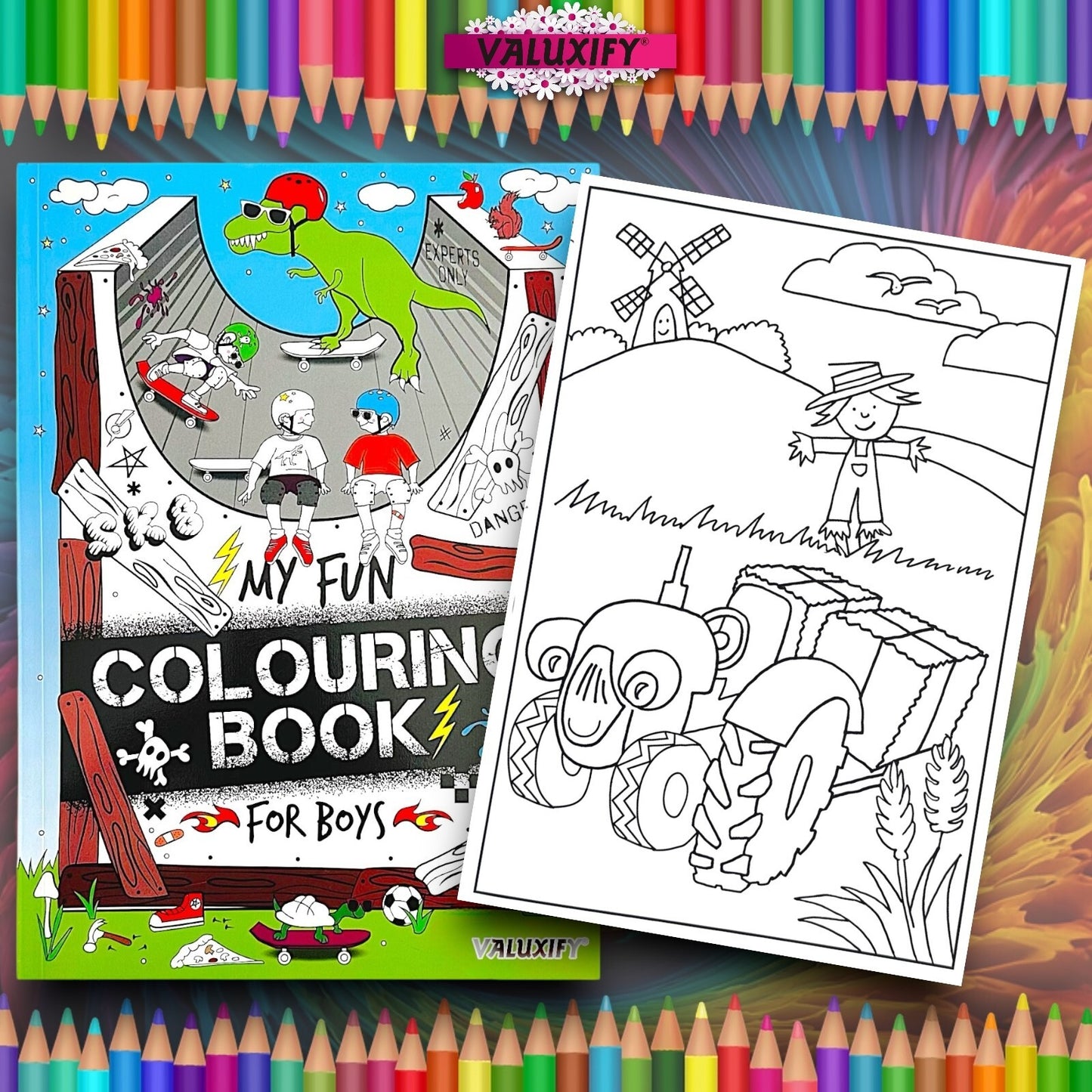 Kids Girls Boys Coloring Books  Activity Book My Fun Boys Girls Colouring Books
