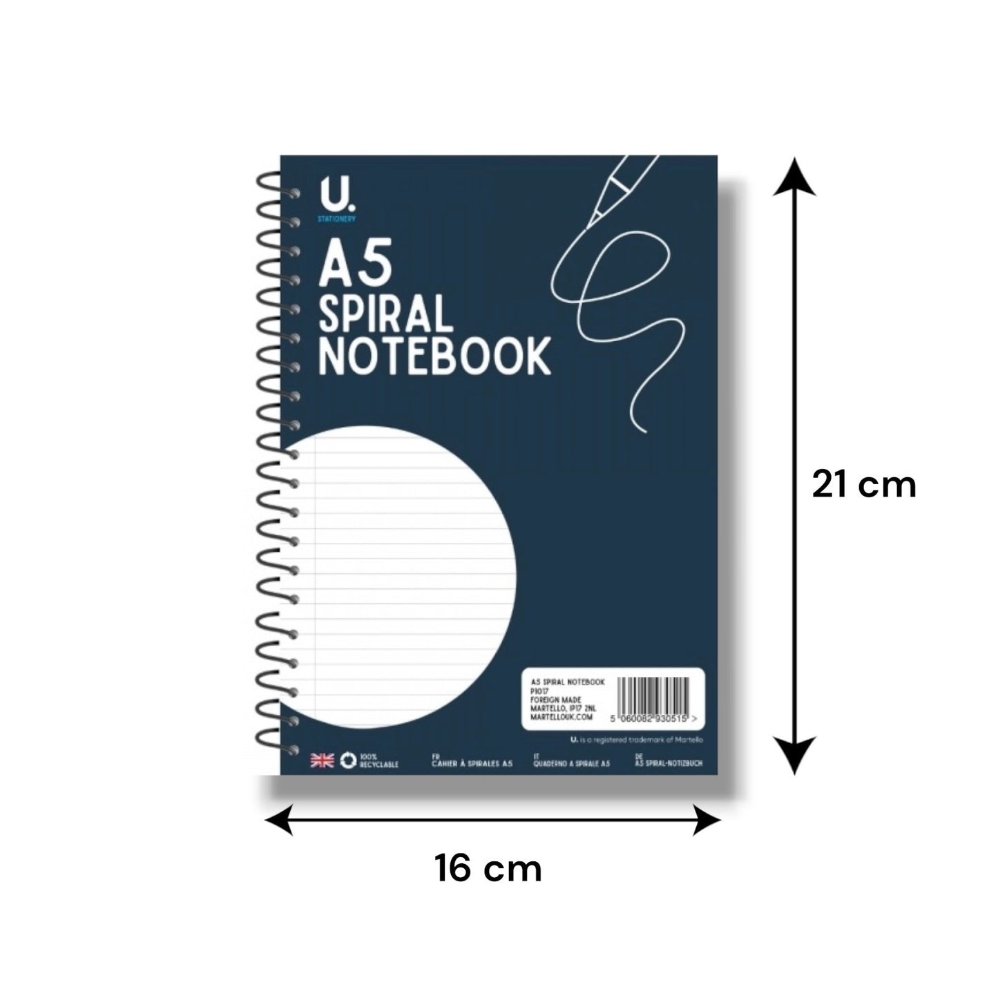3 | A5 Spiral Notebook Soft Cover