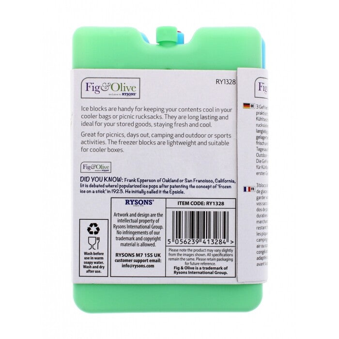 Large Ice Freezer Blocks Reusable Cool Pack Bag Freezer Picnic Travel Lunch Box