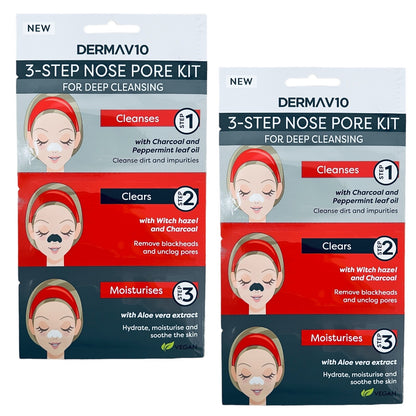 Blackhead Removal Nose Pore Strips  Kit Unclog Pores Smooth Deep Cleansing 2pk