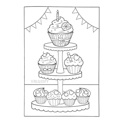 GIRLS KIDS COLOURING BOOK | MY PRETTY PRINCESS & BALLERINA| 40 PAGES | A4