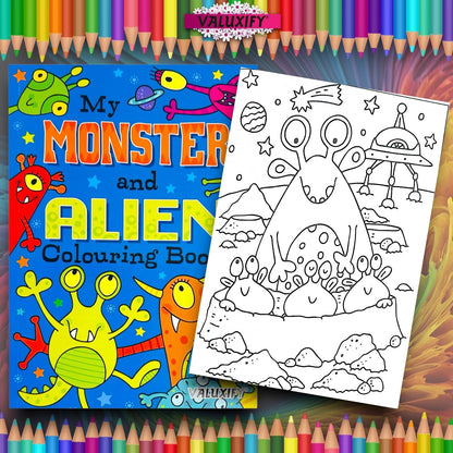 Big Dino, Monster & Aliens | Book Set | 27×20cm
