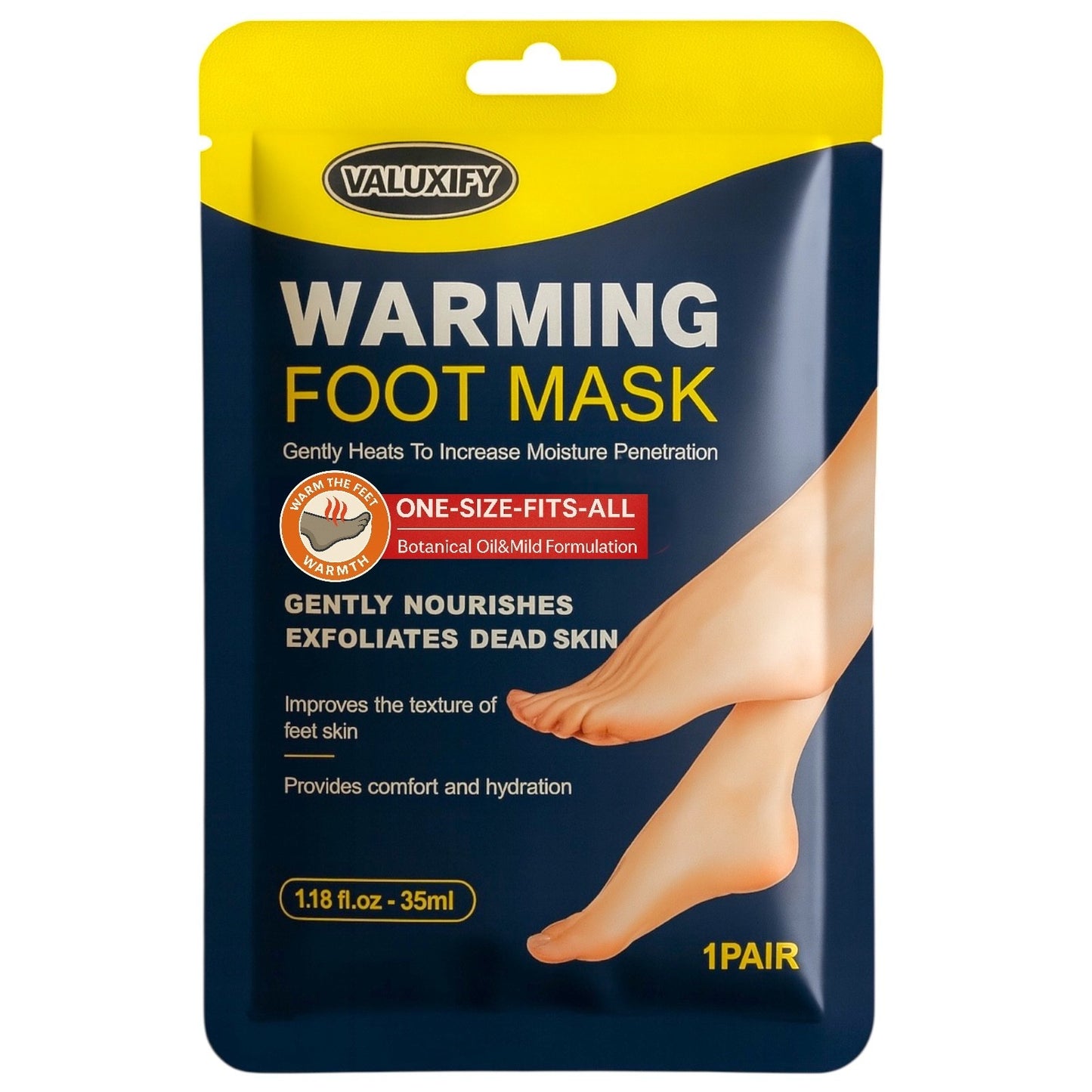 3x Warming Exfoliating Foot Peel Mask