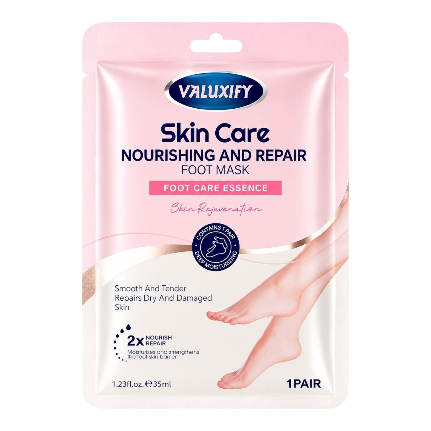 Foot Mask Moisturising Repair Hydrating Foot Peel Dry Cracked Heels Soft Smooth