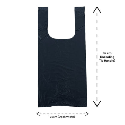 200 Large Tie Handle Doggy Bags - Extra Value Waste Bags for Dogs  Poop Poo