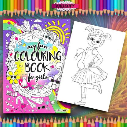 Kids Girls Boys Coloring Books  Activity Book My Fun Boys Girls Colouring Books