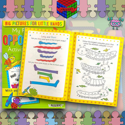 3 | My FIRST LEARNING BOOKS | WORDS | OPPOSITES | ANIMALS FUN LEARNING KIDS BOOK