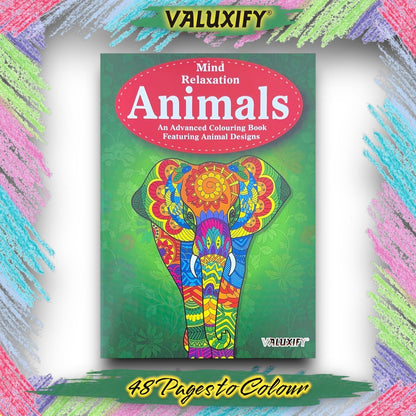 Adult & Teen Advanced Colouring Books – Stress Relief Art Therapy Patterns
