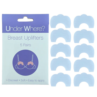 Under Where Breast Uplifters Invisible Self Adhesive Soft Easy to Apply 5 Pairs