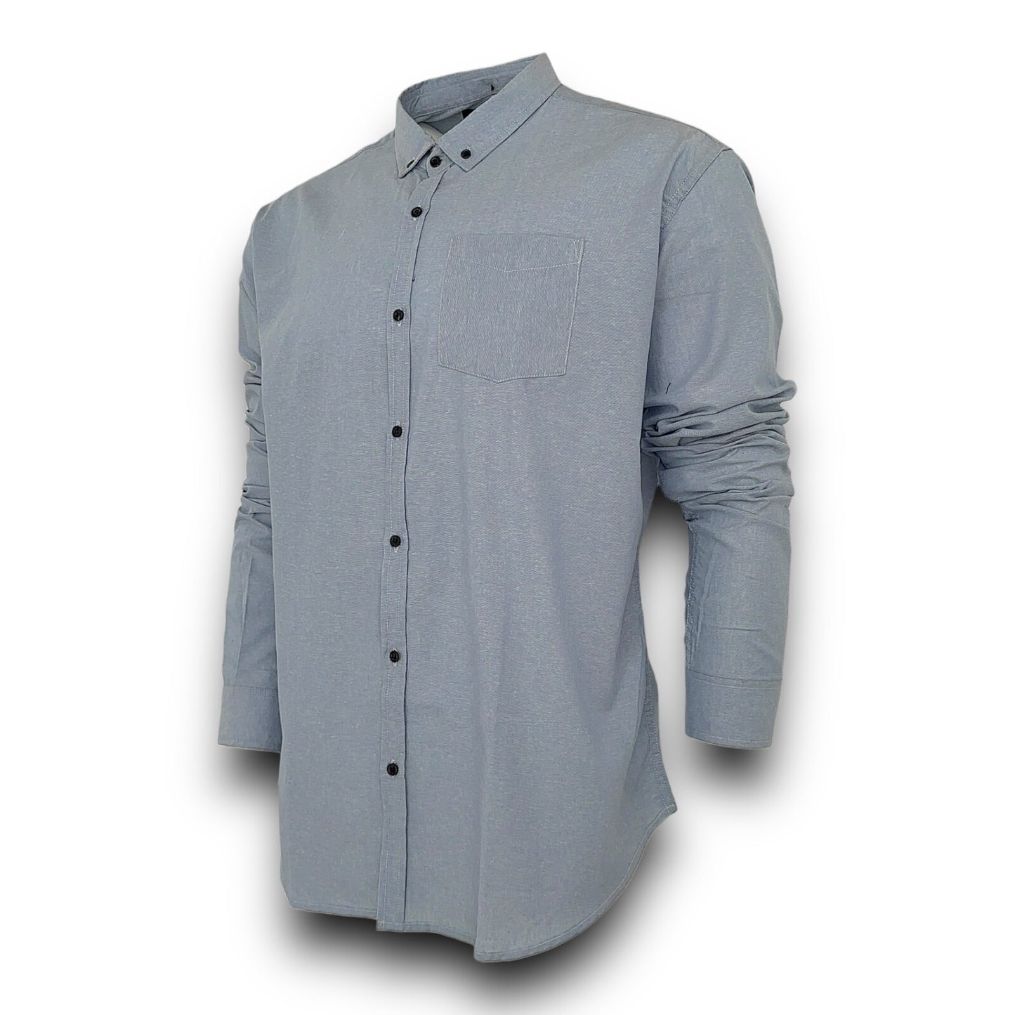 Men's Long Sleeves Shirt Solid Classics Work Office Casual Outdoor Party
