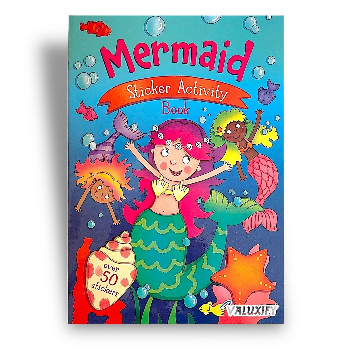 KIDS STICKER COLOURING BOOKS ACTIVITY BALLERINA UNICORN PIRATE OVER 50 STICKER