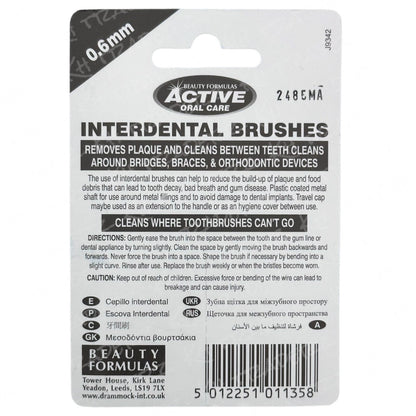 Interdental Dental Brushes Teeth Tooth Oral Care Clean Brush Blue & Orange