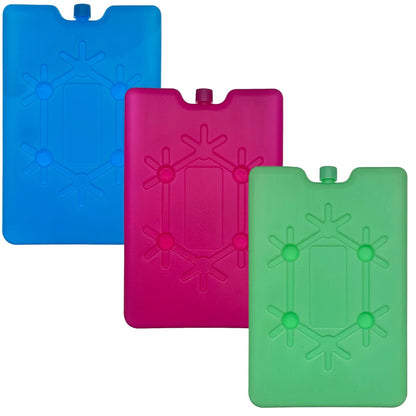 3X Freezer Blocks For Cool Cooler Bag Ice Packs For Lunch Box Picnic Reusable