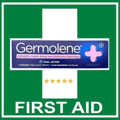 Germolene Antiseptic Cream Dual Action with Local Anaesthetic Numbs Pain 30g