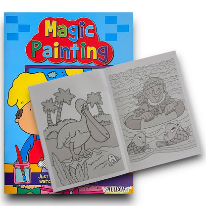 2 | Kids Magic Painting Colouring Books - Just Use Water | A4 Size