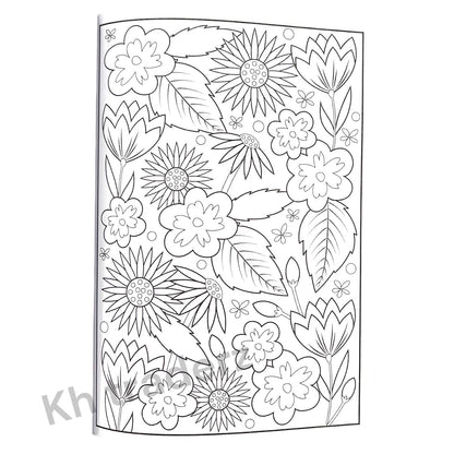 THE TRANQUIL ADULT COLOURING BOOK ANTI STRESS COLOUR THERAPY MIND RELAX A4