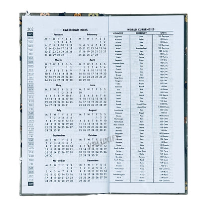 2025 Diary Slim Size Week to View 2025 Diaries Full Year Organiser Planner