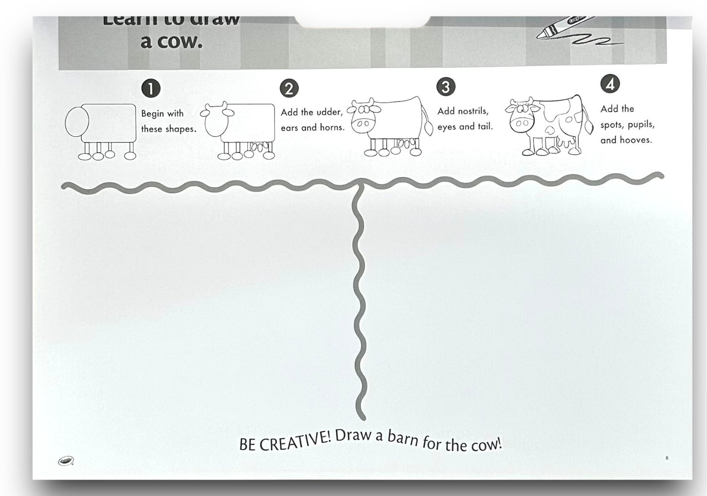 CRAYOLA Kids Activity Paint Artist PAD Learn to Draw COLOURING Sticker Drawing