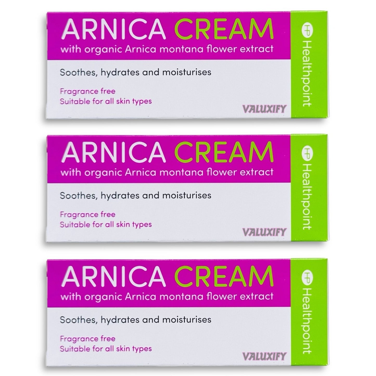 Arnica Cream Organic  Natural Remedy -Soothe | Hydrate | Moisturise - 3 x 50ml