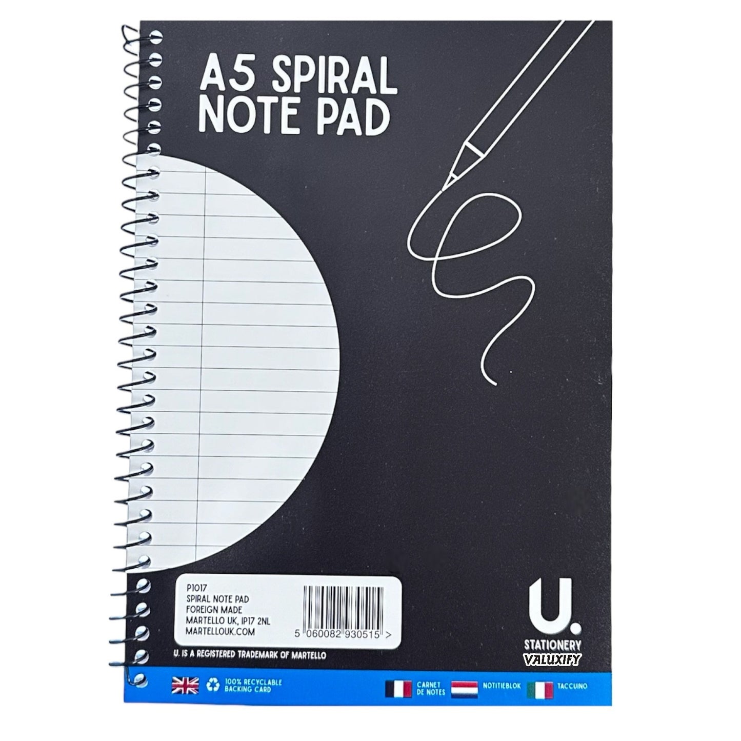3 | A5 Spiral Notebook Soft Cover