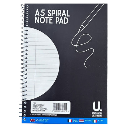 3 | A5 Spiral Notebook Soft Cover