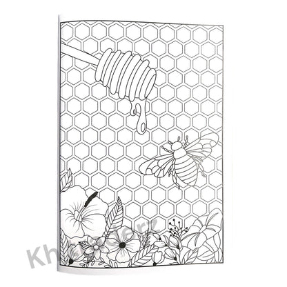 THE TRANQUIL ADULT COLOURING BOOK ANTI STRESS COLOUR THERAPY MIND RELAX A4