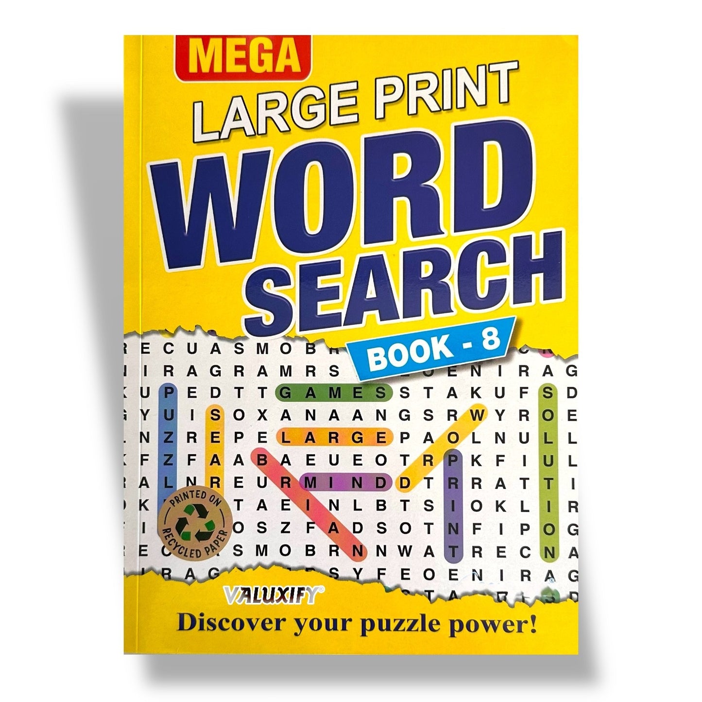 Mega Word Search Puzzle Books A4 | Large Print | 2 Book Set | 240 Puzzles