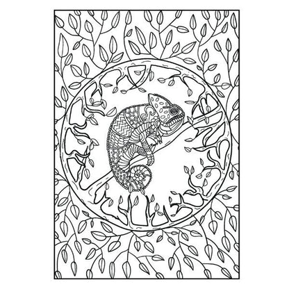 PEACEFUL ADULT COLOURING BOOK