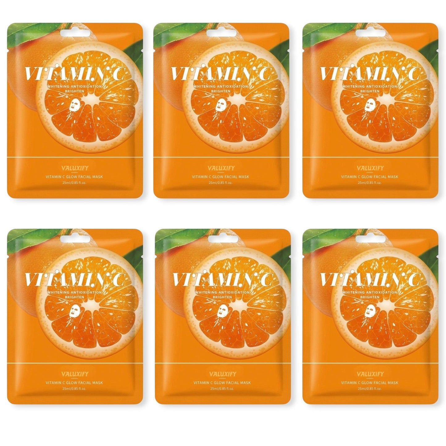 6 FACE SHEET MASK PACK HYDRATING ASSORTED SPA SKINCARE MULTIPLE PACK ARGAN BERRY