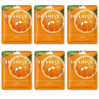 6 FACE SHEET MASK PACK HYDRATING ASSORTED SPA SKINCARE MULTIPLE PACK ARGAN BERRY
