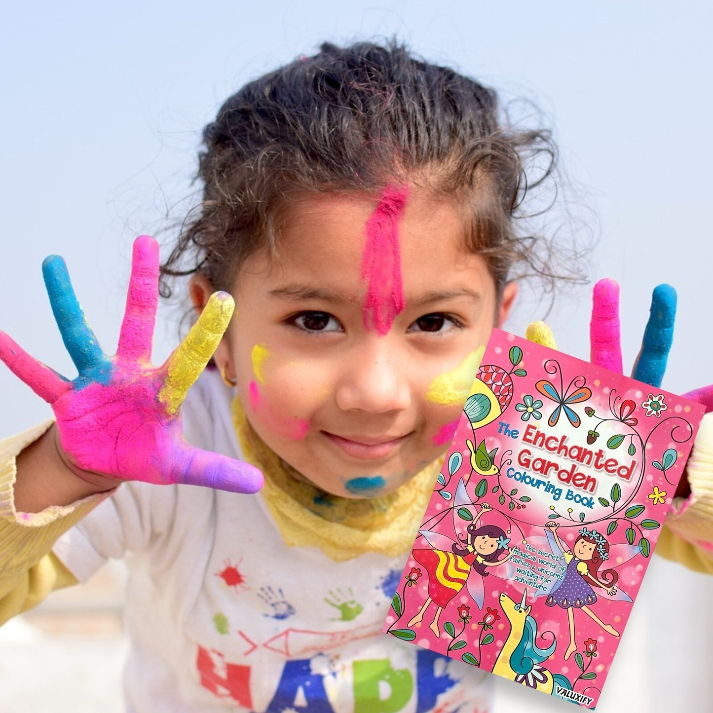 Kids Colouring Book Enchanted Garden Children Fun Activity Book Art Craft A4