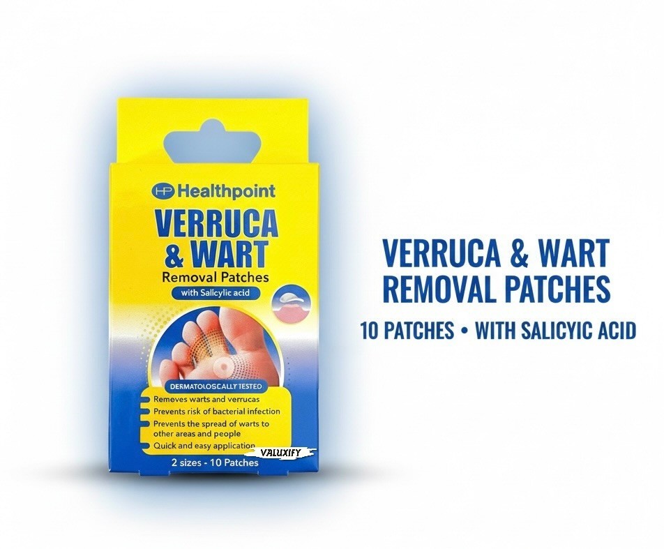 Healthpoint Verruca Infection & Wart Removal 10 x Patches with Salicylic Acid