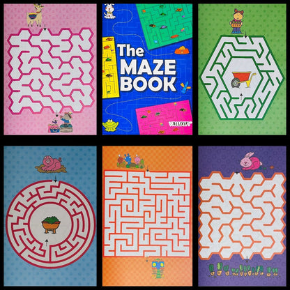 Kids Children Puzzle Activity Book Learning Book Girl Boys Word Search | Maze