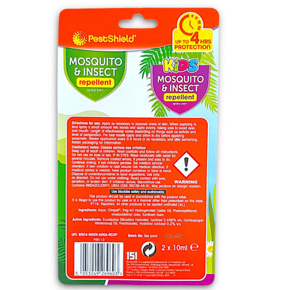 Insect Repellent Spray For | Kids Adults | Mosquito Camping Fishing Twin Pack