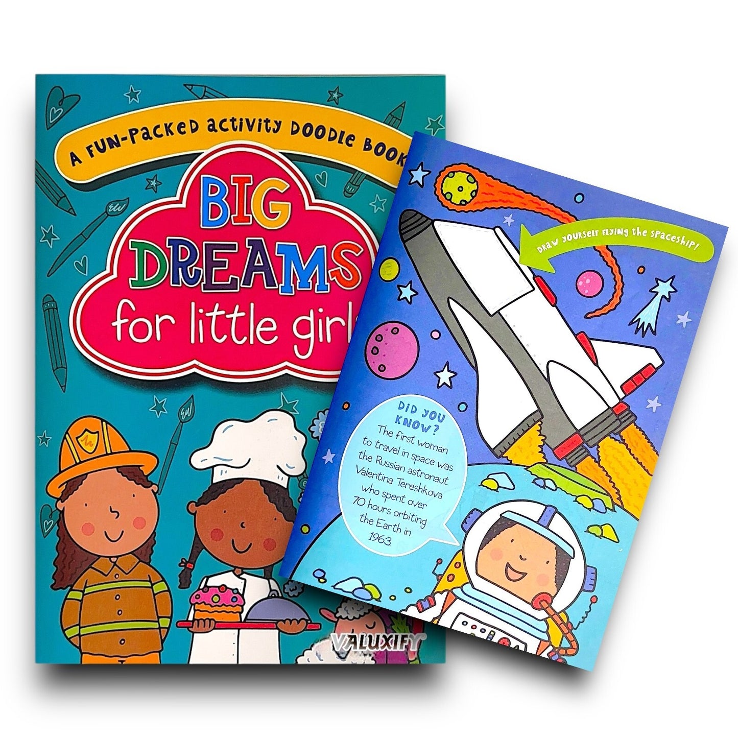 2 | Big Dreams Doodle Colouring Kids Activity Books Girls Boys Children Books