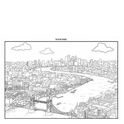 Famous Places London Colouring Book
