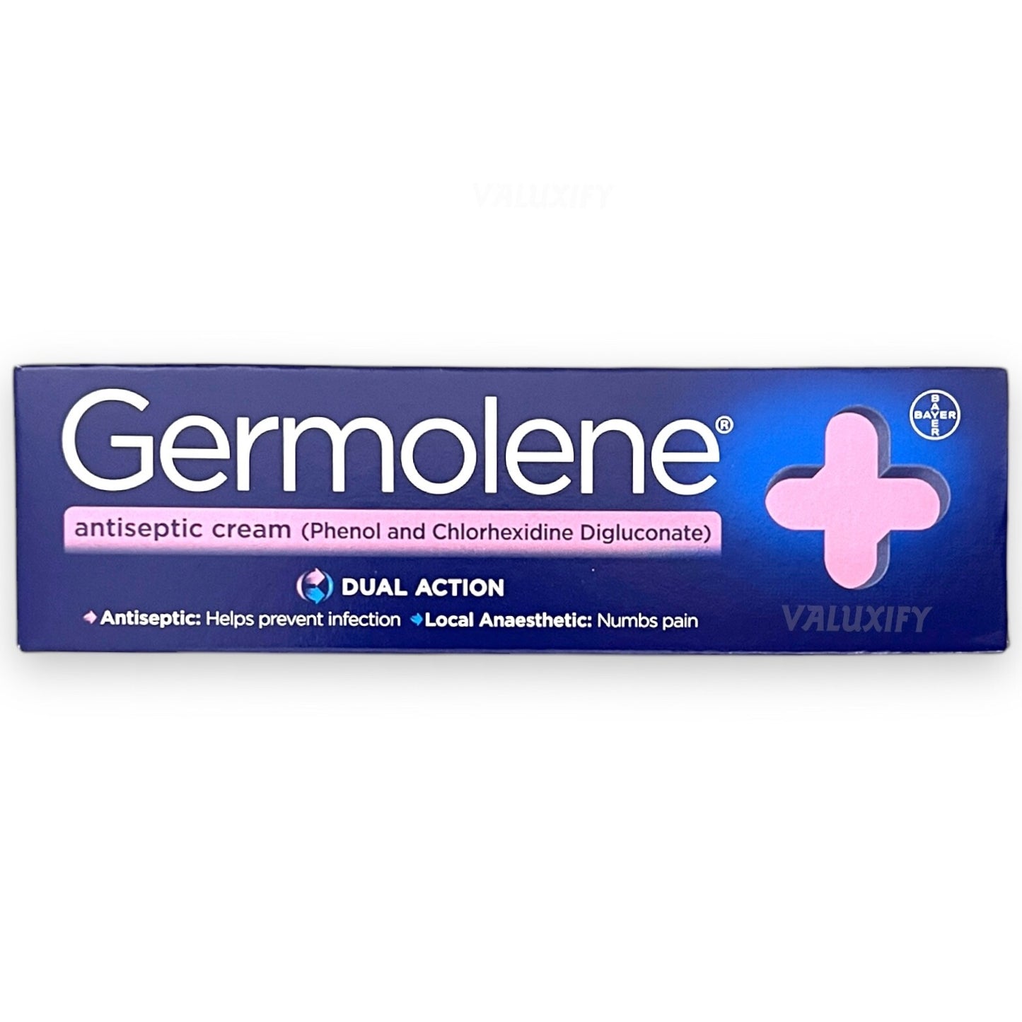 Germolene Antiseptic Cream Dual Action with Local Anaesthetic Numbs Pain 30g