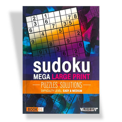 2 Mega Large Sudoku Puzzles Books