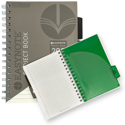 A5 Project Notebook With 3 Divider Twin Wire  Durable Cover Study Book 200 Pages