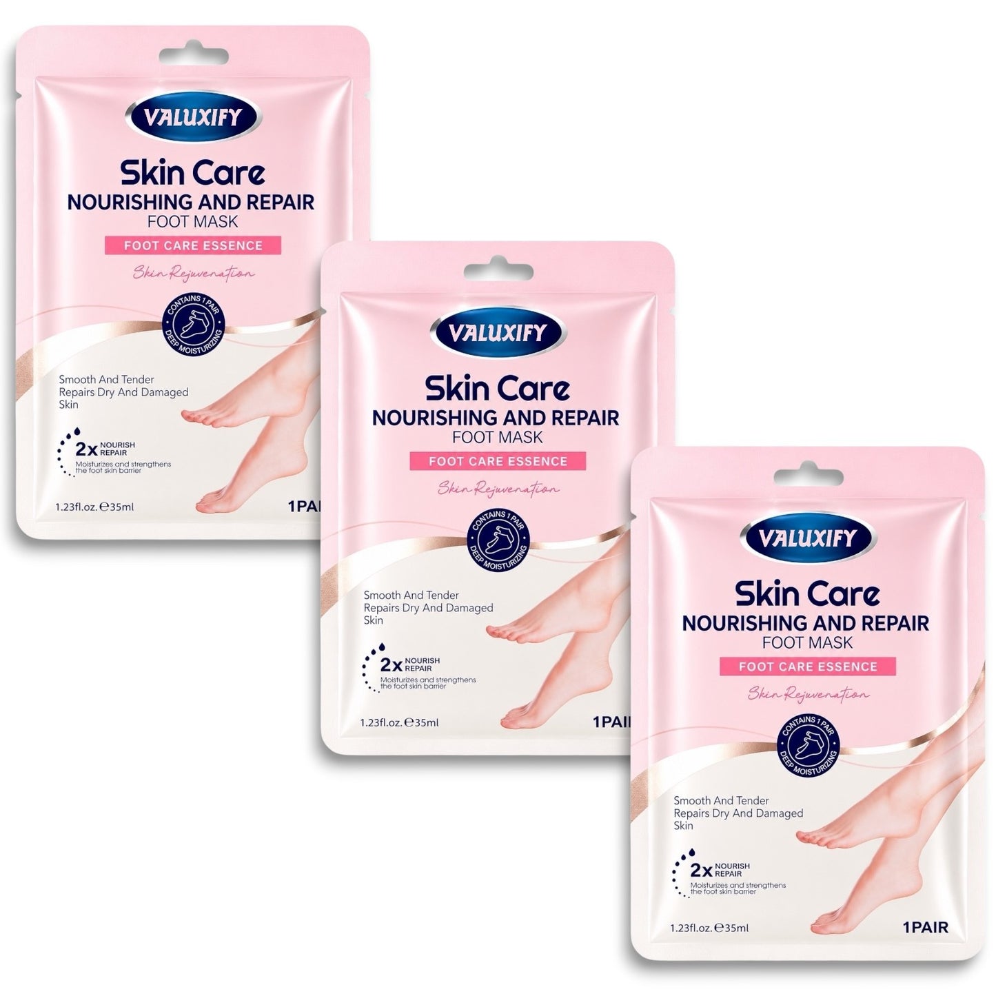 Foot Mask Moisturising Repair Hydrating Foot Peel Dry Cracked Heels Soft Smooth