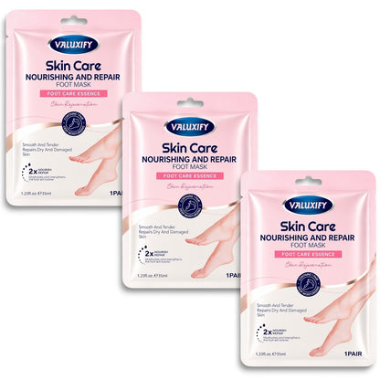 Foot Mask Moisturising Repair Hydrating Foot Peel Dry Cracked Heels Soft Smooth
