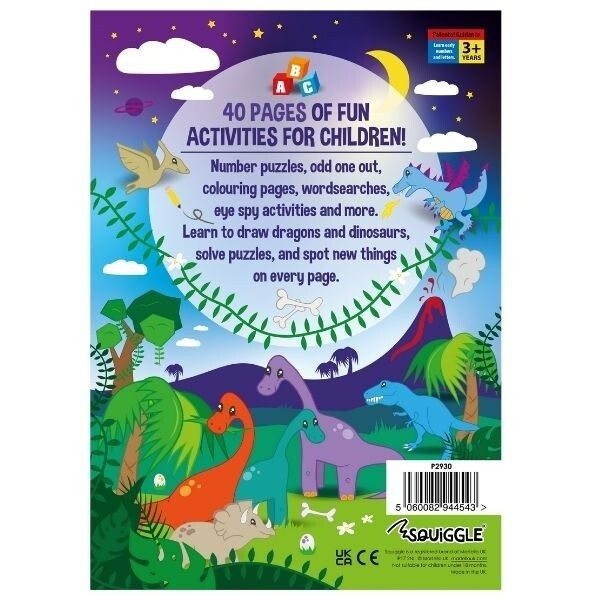 Kids Dinosaur & Dragon Activity Book