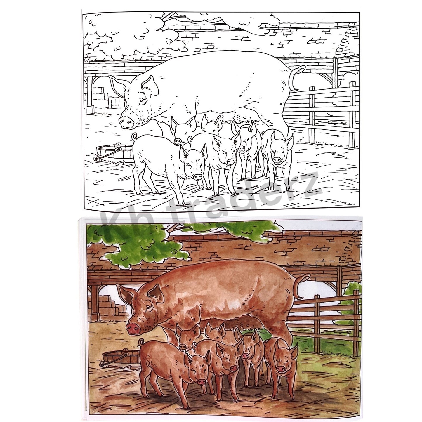 Poster Art Colouring Book Adult Kids