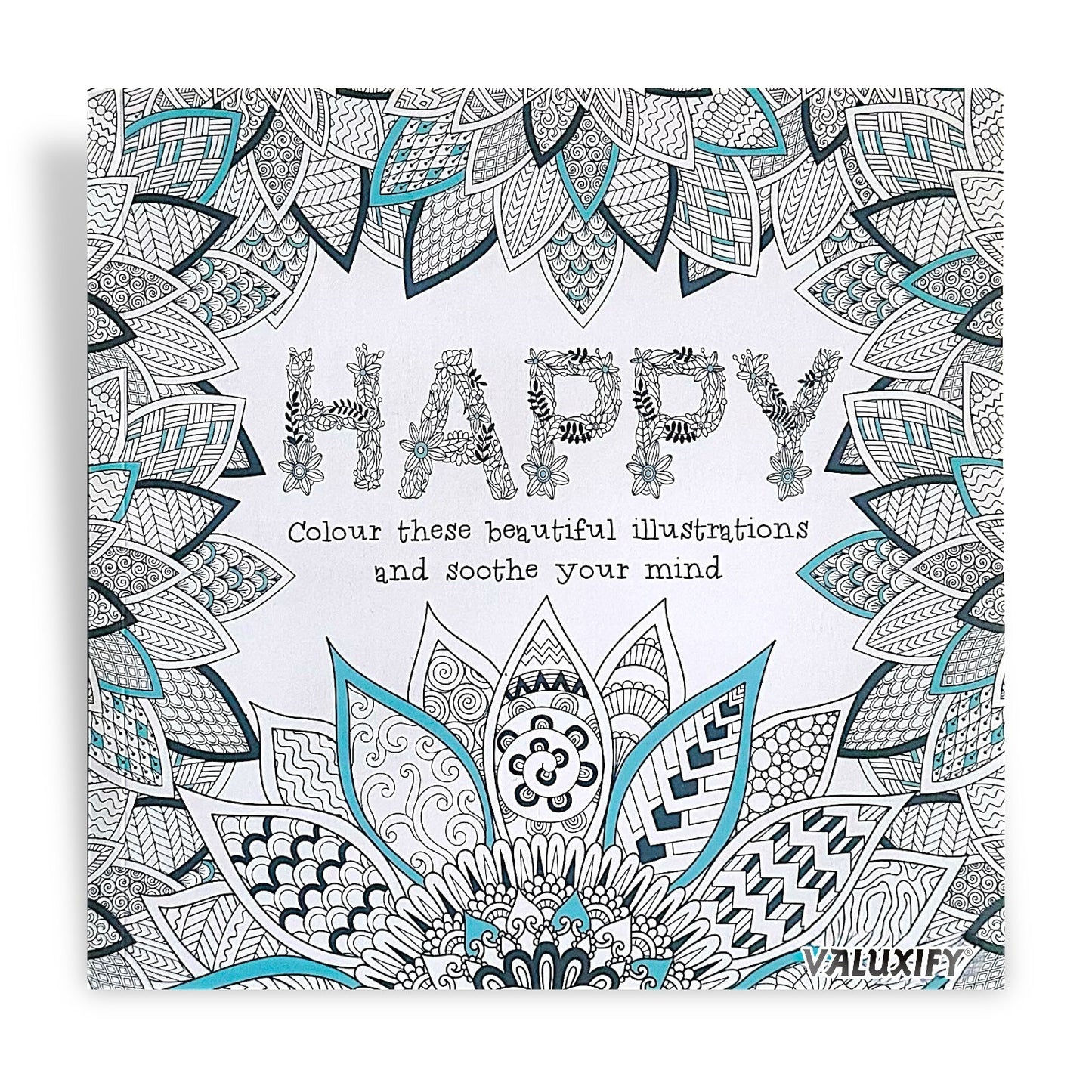 Adult & Teen Advanced Colouring Books – Stress Relief Art Therapy Patterns