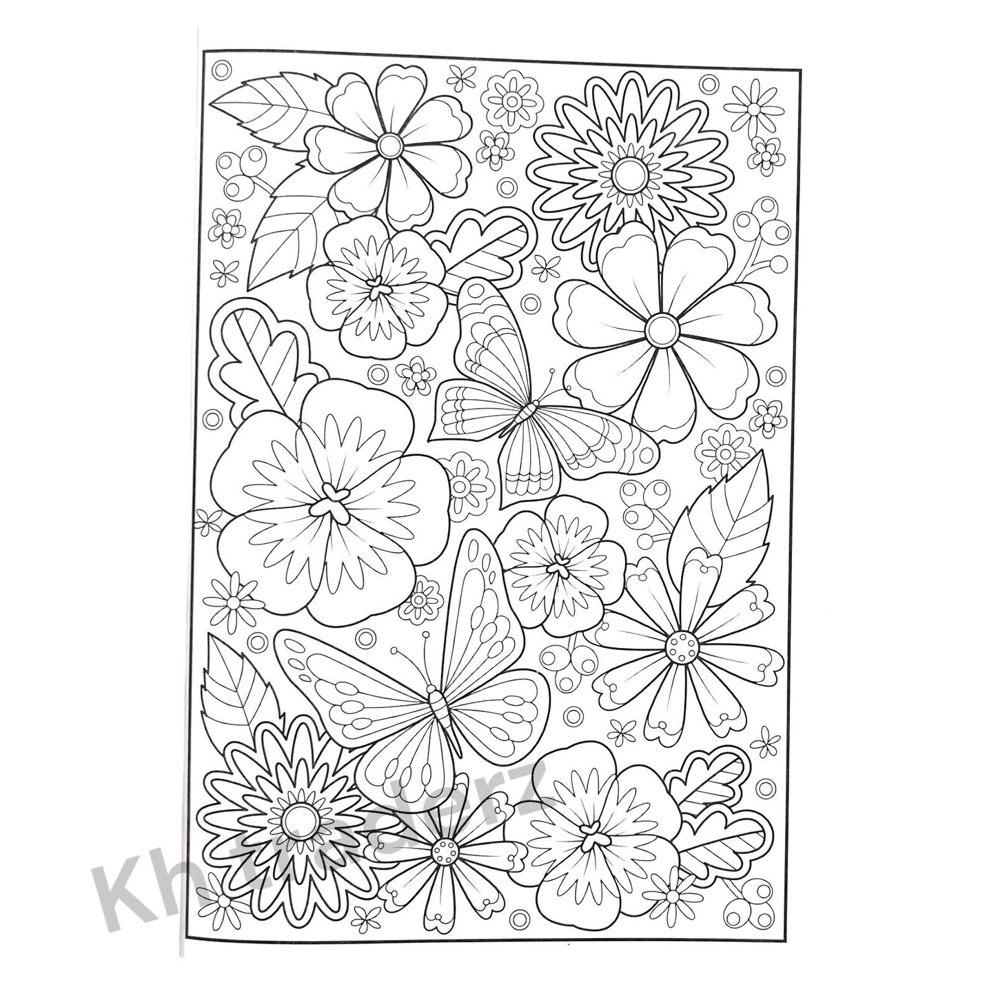 THE TRANQUIL ADULT COLOURING BOOK ANTI STRESS COLOUR THERAPY MIND RELAX A4