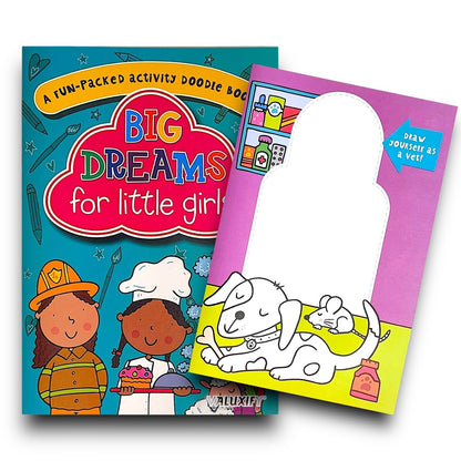 2 | Big Dreams Doodle Colouring Kids Activity Books Girls Boys Children Books