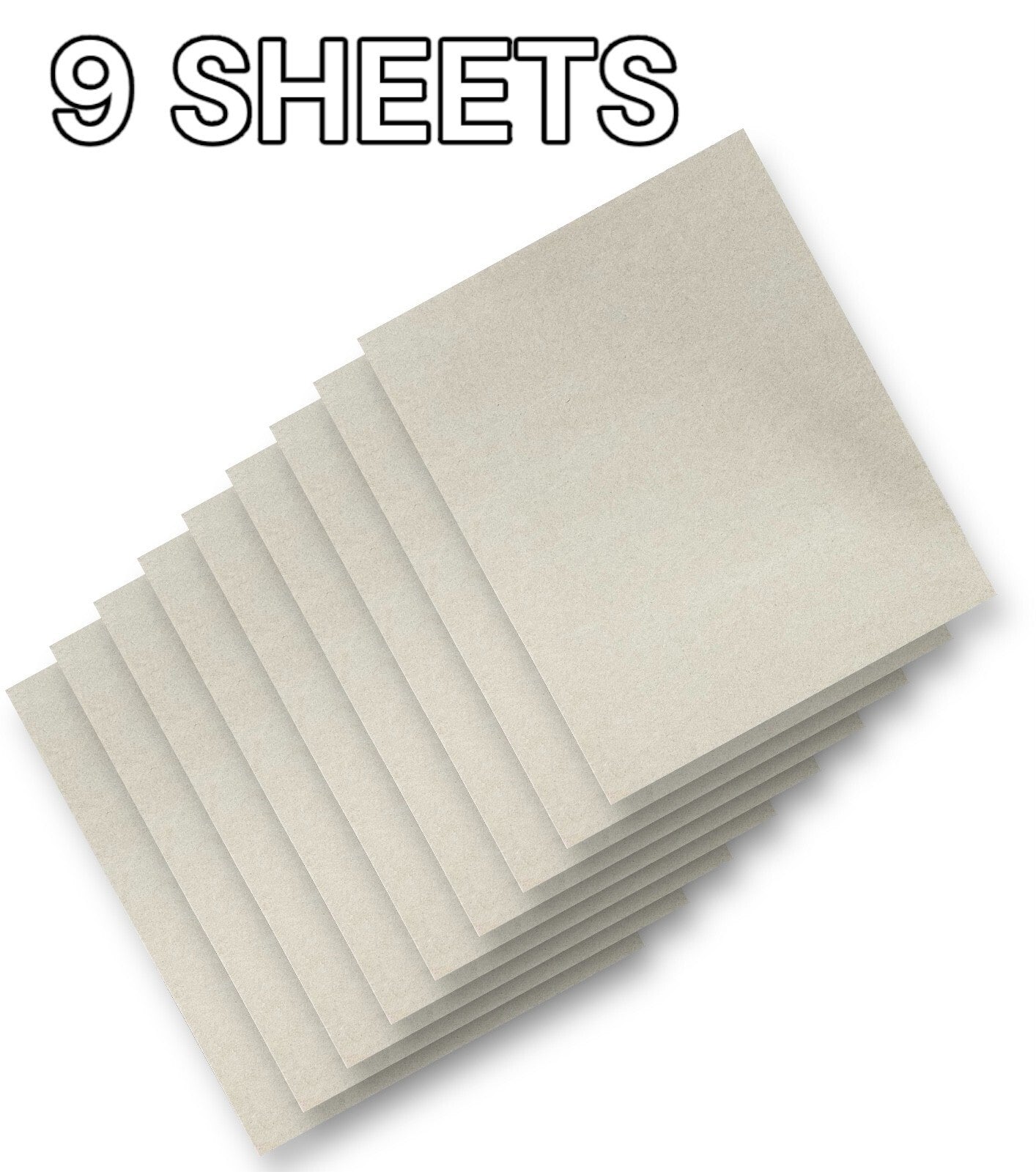 Assorted  Sanding Sheet Multi-Surface, 9 Sheets, 280mm x 230mm, 40, 100