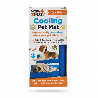 2x Pets Self Cooling Mat Bed Pet Dog Cat Heat Relief Non-Toxic Summer Bed Small