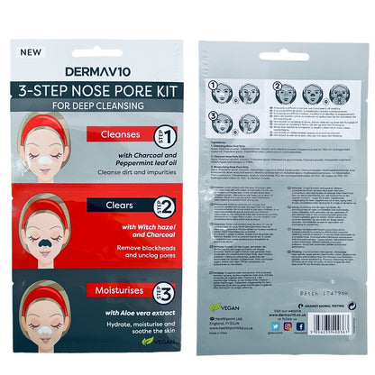 Blackhead Removal Nose Pore Strips  Kit Unclog Pores Smooth Deep Cleansing 2pk